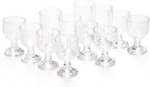 Odoria 1/12 Miniature Empty Wine Glasses Dollhouse Decoration Accessories, 12Pcs in Kuwait
