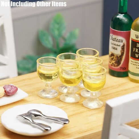 Odoria 1/12 Miniature Freef Wine Classes Dollhouse Accessories ، 12pcs in Saudi Arabia
