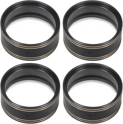 1.9 Inch Brass Internal Beadlock Ring Clamp Ring 104g/pc Heavy Wheel Counterweight Fits 1.9" Wheel Rim for 1/10 TRX4 TRX6 Axial SCX10 Pro 90046 Capra Redcat GEN7 GEN8 VS4-10 RC Crawler Car (Black) in Kuwait
