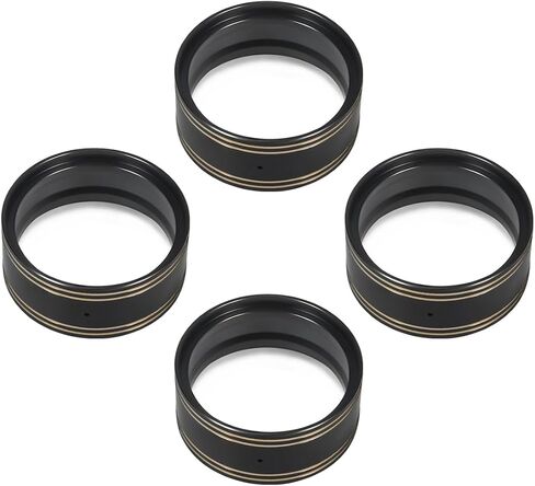 1.9 Inch Brass Internal Beadlock Ring Clamp Ring 104g/pc Heavy Wheel Counterweight Fits 1.9" Wheel Rim for 1/10 TRX4 TRX6 Axial SCX10 Pro 90046 Capra Redcat GEN7 GEN8 VS4-10 RC Crawler Car (Black) in Kuwait