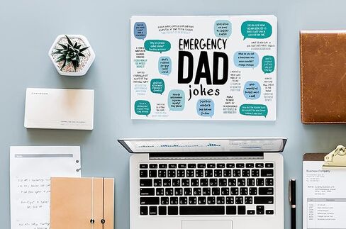 OJsensai Joke Fathers Day Card for Dad, Birthday Card for Dad, Emergency Extra Funny Joker Greeting Card for the Father's Day Gifts, Variety Joke Card for Father, Fathers Day Card from Daughter in Saudi Arabia