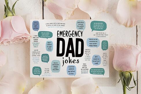 OJsensai Joke Fathers Day Card for Dad, Birthday Card for Dad, Emergency Extra Funny Joker Greeting Card for the Father's Day Gifts, Variety Joke Card for Father, Fathers Day Card from Daughter in Saudi Arabia