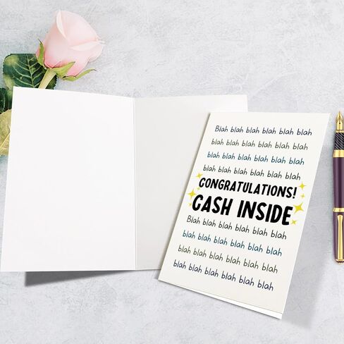 Funny Graduation Card for Him Her, Humorous Congratulations Cards for Graduate, High School College Congrats Grad Gift, Cash Inside in Saudi Arabia