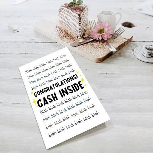Funny Graduation Card for Him Her, Humorous Congratulations Cards for Graduate, High School College Congrats Grad Gift, Cash Inside in Saudi Arabia