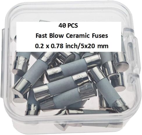F2A, 2A, F2A Fuse, F2A250V, F2A250V Fuses, F2A250V, F2A250V Fuse, 2A Fuses, 2A Fuse, 2A250V, 2A250V Fuse, 2A250V Fuses,2Amp 250v Fuse, F2Amp250V, Ceramic Fast Blow Fuse 6 * 30MM (20 pcs) in Saudi Arabia