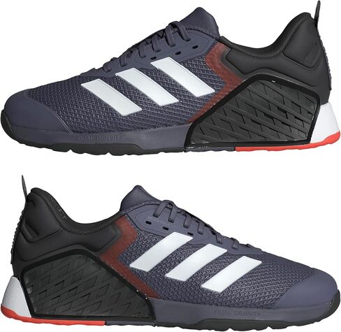 adidas Unisex Dropset 3 Training Sneaker, Black/Grey/Grey, 11 US men in Saudi Arabia