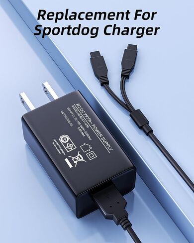 VHBW Replacement for SportDOG Charger Compatible with Sportdog SD-425, SD-425S, SD-425CAMO, and SD-825 Collar Remote Trainer in Saudi Arabia