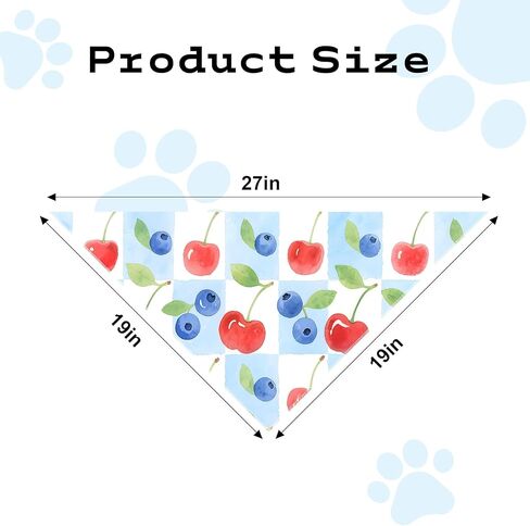 Bandanas الكلب 2 حزمة ، باندانا الحيوانات الأليفة ، العنب الليمون الكرز العصابات للكلاب ، وشاح الكلاب الفاكهة الصيفية للكلاب الصغيرة الكبيرة الكلاب الحيوانات الأليفة in Kuwait