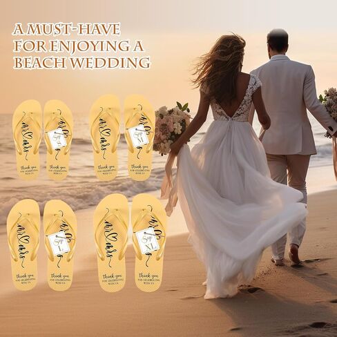 48 Pairs Bulk Flip Flops for Wedding Guest Wedding Sandals Wedding Flip Flops Hotel Guest Spa Slippers with Size Cards Organza Bags White Bridesmaid Slippers for Wedding Pool Party in Saudi Arabia