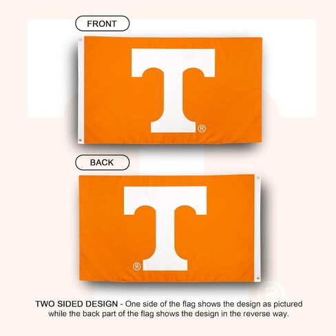 Desert Cactus University of Tennessee Flag Knoxville Volunteers Vols UT Flags Banners 100% Polyester Indoor Outdoor 3x5 (Style 1) in Saudi Arabia