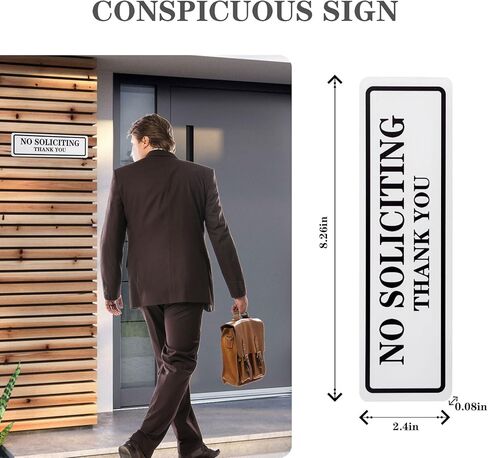 لا توجد علامة طلب للمنزل التي تبقي المحامين بعيدًا ، شريط قوي للغاية لجميع الأسطح ، 8.3 × 2.4 بوصة ، إصدار 2025 ، مثالي للأبواب الأمامية المنزلية ، النوافذ ، الجدران ، الفناء in Kuwait