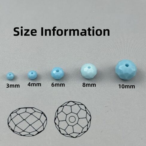 100pcs 8mm Crystal Glass Beads Faceted Rondelle Glass Spacer Beads for Bracelets Necklace Pendants Earrings Key Chains Jewelry Making(Dark Blue Porcelain) in Saudi Arabia