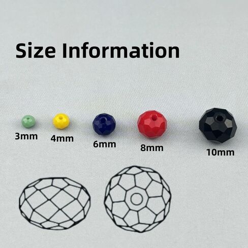 100pcs 8mm Crystal Glass Beads Faceted Rondelle Glass Spacer Beads for Bracelets Necklace Pendants Earrings Key Chains Jewelry Making(Dark Blue Porcelain) in Saudi Arabia