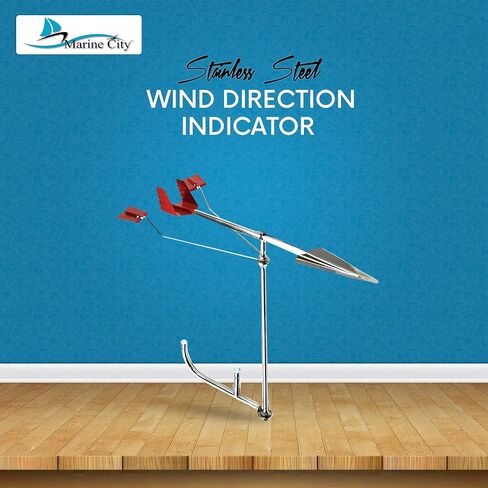 MARINE CITY 316 Grade Stainless Steel Sailboat Masthead Wind Direction Indicator Marine Hardware Accessories 14-1/2 Inches for Boats – Yachts – Kayaks – Marines (Pack of 1) in Kuwait