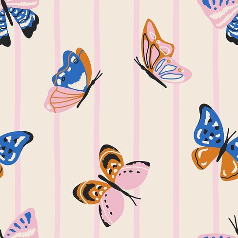 Sugar Petals Floral Fabric by The Yard – Premium Cotton | Petal & Flutter Collection – Coordinated Floral & Butterfly Print Collection for Quilting, Sewing, and Crafts (1 Yard pre Cut) in Kuwait