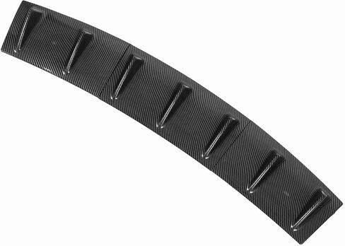 aqxreight Upgrade Your Vehicle with a 3 Pcs Chassis Deflector Universal Black Rear Lip Fin Spoiler Wing Splitter Diffuser (Bright Black) in Saudi Arabia