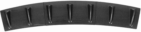 aqxreight Upgrade Your Vehicle with a 3 Pcs Chassis Deflector Universal Black Rear Lip Fin Spoiler Wing Splitter Diffuser (Bright Black) in Saudi Arabia
