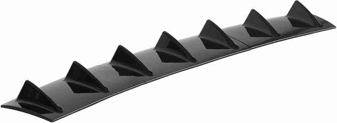 aqxreight Upgrade Your Vehicle with a 3 Pcs Chassis Deflector Universal Black Rear Lip Fin Spoiler Wing Splitter Diffuser (Bright Black) in Saudi Arabia