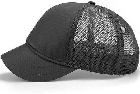 شبكة الظهر قصيرة حافة قبعات البيسبول للرجال قصيرة بيل القبعات للنساء ذيل حصان الحكم المجهزة الجري الرياضة في الهواء الطلق in Kuwait