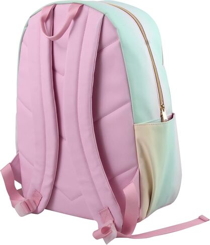 Jessica Simpson Women’s Designer Laptop Backpack with Side Pockets, Padded Straps | Classic Modern Backpack for Women (Ombre Rainbow), Large in Saudi Arabia