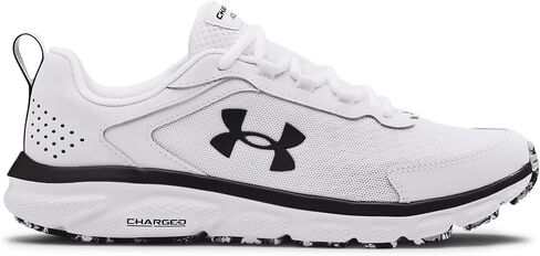 Under Armour Men's Charged Assert 9, (009) Black/Blue Surf/White, 8, US in Saudi Arabia