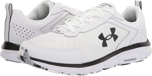 Under Armour Men's Charged Assert 9, (009) Black/Blue Surf/White, 8, US in Saudi Arabia