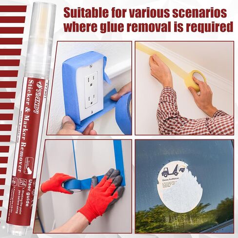 Marspark 3 PCS Remover Remover Amover Pens for Licky Resiles Multi-Surface Removal Marker Remover for Forture Tile Glue Glue Label Label Label in Saudi Arabia