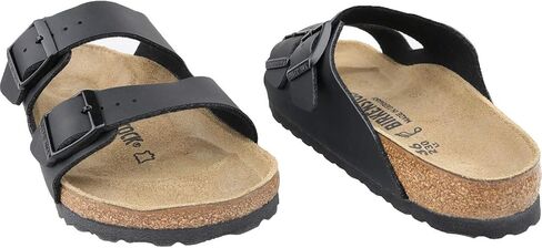 Birkenstock Unisex Arizona Birko-Flo Black Sandals - 43 EU in Kuwait