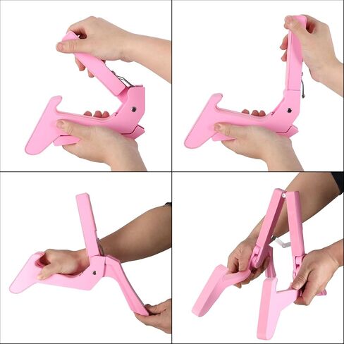EASTROCK Folding Ukulele Stand ABS Stand for Mandolins/Violins Adjustable Portable Instrument Stand for Ukulele Accessories Mini Guitar Stand for Small Musical Instruments Concert Soprano/Tenor Ukulele/Banjo in Saudi Arabia