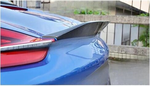 ألياف الكربون الخلفية المفسد الجذع الأجنحة الشفاه متوافقة مع 981 Cayman Boxster 2013-2015 FRP أسود خلفي الديكور (FRP الأسود غير لامع) in Kuwait
