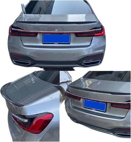 Compatible for BMW 7 Series G11/G12 P Carbon Fiber Rear Spoiler Trunk Wing 2015-2023 Carbon Fiber FRP Primer Forged Carbon(FRP Primer) in Saudi Arabia