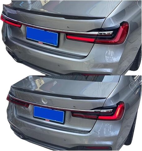 Compatible for BMW 7 Series G11/G12 P Carbon Fiber Rear Spoiler Trunk Wing 2015-2023 Carbon Fiber FRP Primer Forged Carbon(FRP Primer) in Saudi Arabia