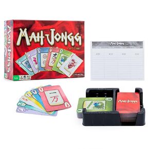 Continuum Games Mah Jongg Card Game Gold Standard Edition for Family Fun - American & Chinese Rules Great Gift for Teens & Adults Portable & Easy to Learn with Stunning Artwork Not Just Tiles
