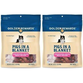 Golden Rewards Pigs in A Blanket - 16oz Bag - 2 Pack