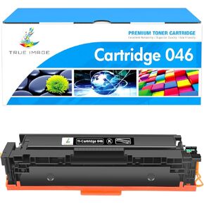 TRUE IMAGE Compatible 046 Black Toner Cartridge Replacement for Canon 046 046H CRG-046 for Canon Color ImageClass MF733Cdw MF731Cdw MF735Cdw LBP654Cdw Printer (1-Pack)