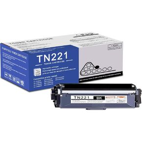 1 Pack TN221 Black Toner Cartridge High Yield Compatible TN221 Replacement for Brother HL-3140CW 3150CDN 3170CDW MFC-9130CW 9140CDN 9340CDW DCP-9015CDW 9020CDN Printer