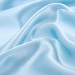 Sage Green Satin Fabric by The Yard, Silky Lining Fabric 60 Inch Wide, Satin Material Cloth for Bridal Wedding Draping Decorations, Crafts Sewing DIY (Sage Green, 2 Yards)