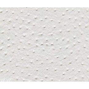 Mybecca White Pearl Ostrich Vinyl 54" Wide Textured Faux Leather Great for Upholstery & Bags Sold by The Yard