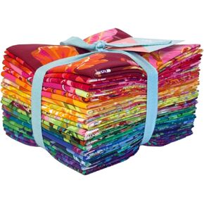 Classics Plus Spectrum Fat Quarter Bundle (20 Pieces) by Kaffe Fassett Collective for FreeSpirit (FB4FQGP.Spectrum)