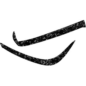 Rear Bumper Lip Spoiler Side Air Vent Outlets Cover Compatible for Lexus RC F RCF USC10 Art 2014-2018 Carbon Fiber Exterior Car Accessories(Black Carbon Fiber)