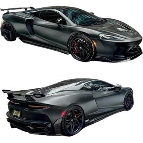 MSO Style Real Carbon Fiber Rear Wing Compatible for Mclaren GT Carbon Fiber Tail Wing Compatible for Mclaren GT Dry Carbon Tail Spoiler