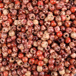 Foraineam 1000pcs 10mm Painted Wood Beads Round Wooden Loose Beads Barrel Beads for Jewelry Making DIY Macrame Rosary Bracelet Necklace Hair Crafts Multicolored