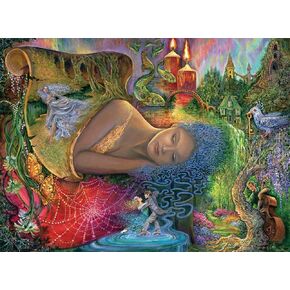 Buffalo Games - Josephine Wall - Colorful Dreaming - 1000 Piece Jigsaw Puzzle for Adults -Challenging Puzzle Perfect for Game Nights - Finished Size is 26.75 x 19.75