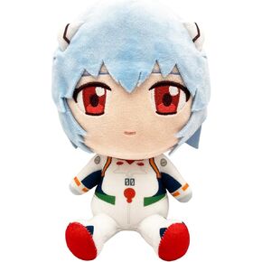 Great Eastern Entertainment Evangelion New Movie – Rei Ayanami Sitting Plush 7" H