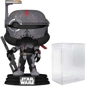 POP Star Wars: Bad Batch - Crosshair Funko ! Vinyl Figure (Bundled with Compatible Box Protector Case), 3.75 inches, Multicolored