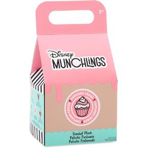 Disney Munchlings Mystery Box - Cupcake Craze Blind Box - Blind Bag Plush Toys - Mystery Mini Munchlings Soft Toy - Collect All 5 Toys!