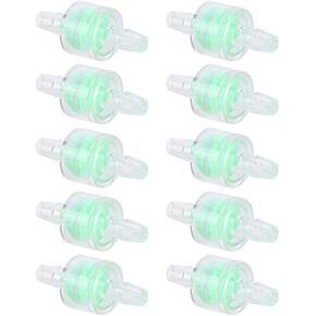GLOGLOW 10PCS Aquarium Silicone Hose Filters, 4mm Small Fish Tank Tubing for External Canister Filters Water Pumps Filtration Systems