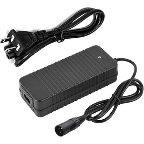 36V 1.5A Battery Charger for Razor MX500 MX650 SX500, EcoSmart, Crazy Cart XL, Dirt Quad 500, Schwinn S600 S1000, GT GT750, Mongoose M750, IZIP I600 I750 I1000 3-Pin XLR Power Supply