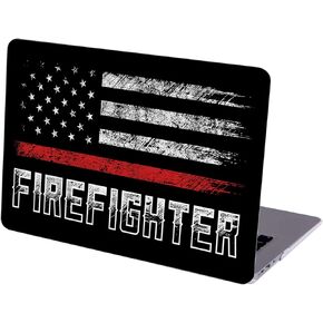 Compatible with MacBook Air 13 inch Retina Display with Touch ID, Hard Protective Shell with Keyboard Cover (M1 A2337 A2179 A1932, 2018 2019 2020 Release) - Firefighter MC7338