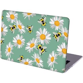 Compatible with MacBook Air 13.6-inch, Hard Shell Case with Keyboard Cover and Screen Protector (A2681, M2 chip / A3113, M3 chip / A3240, M4 chip, 2022-2025 Release) - Bees MD4278
